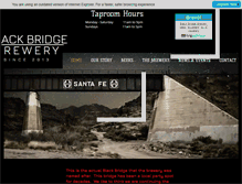 Tablet Screenshot of blackbridgebrewery.com